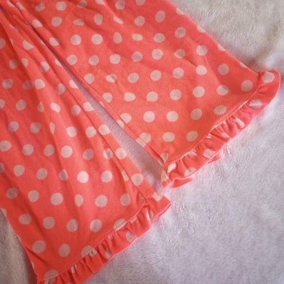 Carter's Coral and White Polka Dot Soft Bottoms - Picture 2 of 4